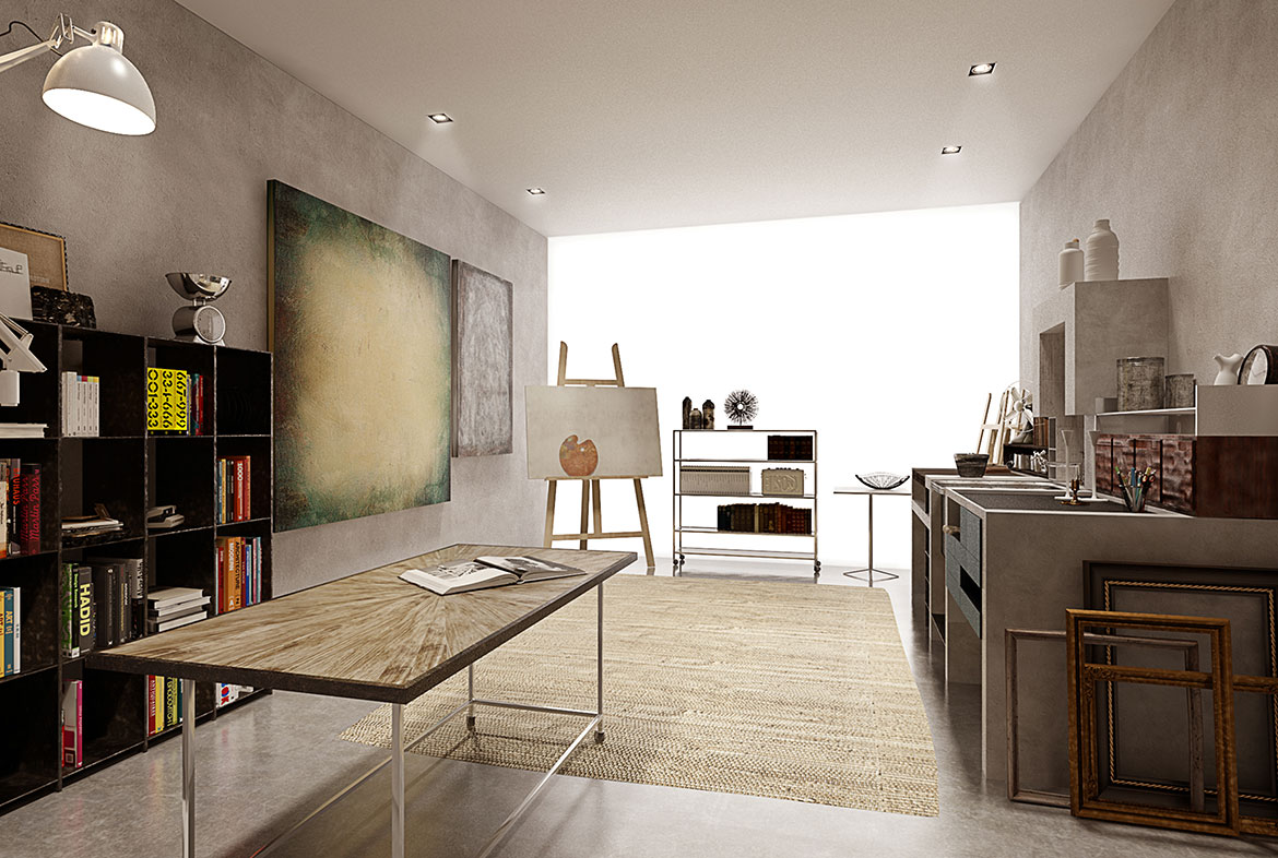 Contemporary apartment